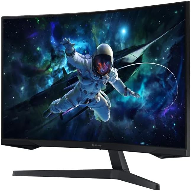 Monitor Gamer Samsung Odyssey G5 32, Resolução QHD, Taxa de atualização de 165Hz & 1ms de tempo de resposta (MPRT), Curvatura com 1000R, HDR 10, AMD FreeSync, Eye Saver Mode & Flicker Free Mode: imagem adicional