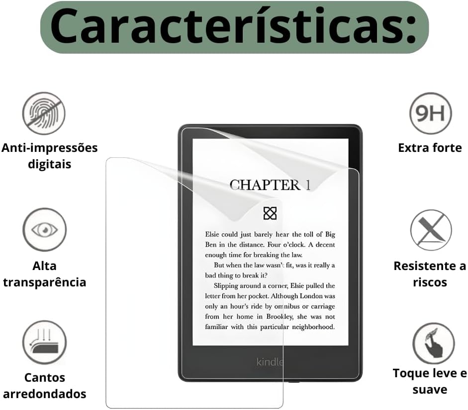 Película Para Kindle Paperwhite 12ª Geração e Kindle Colorsoft 7 Polegadas: imagem adicional