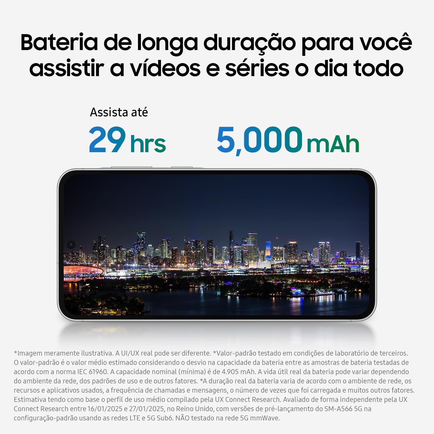 Celular Samsung Galaxy A36 5G 128GB, 6GB RAM, Câmera 50MP, IP67, Super AMOLED 6.7", Recursos AI, Violeta: imagem adicional