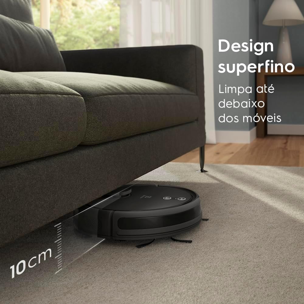Electrolux Robô Aspirador de pó 4 em 1 Wi-Fi MOP Passa Pano Seco e Úmido até 1h40 de Bateria App Mapeamento Laser Inteligente e Base Carregamento Experience sensor Antiqueda ERB60 Bivolt: imagem adicional