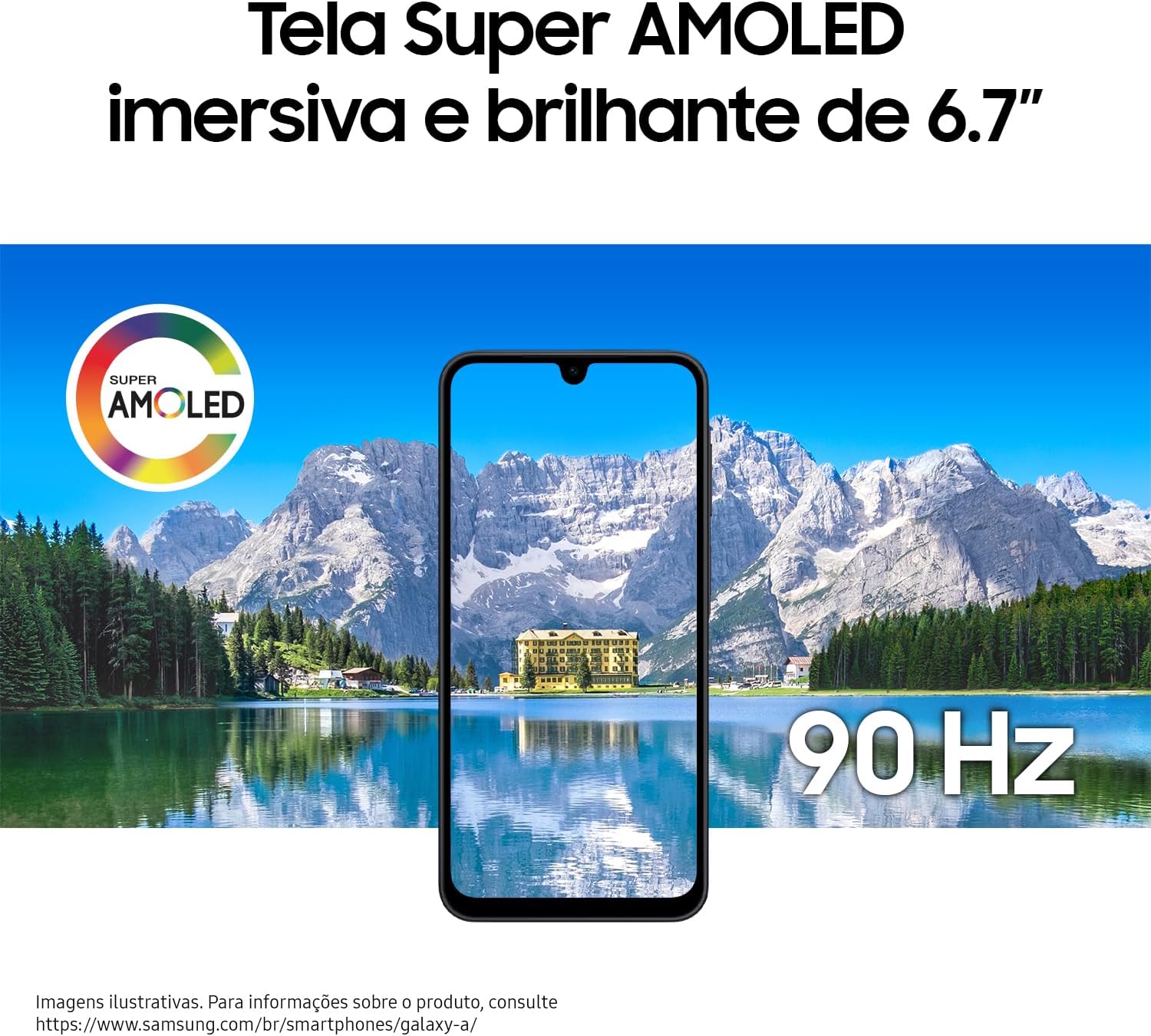 Celular Samsung Galaxy A17, 128GB, 4GB, 50MP Tela 6.7", IP54 - Preto: imagem principal