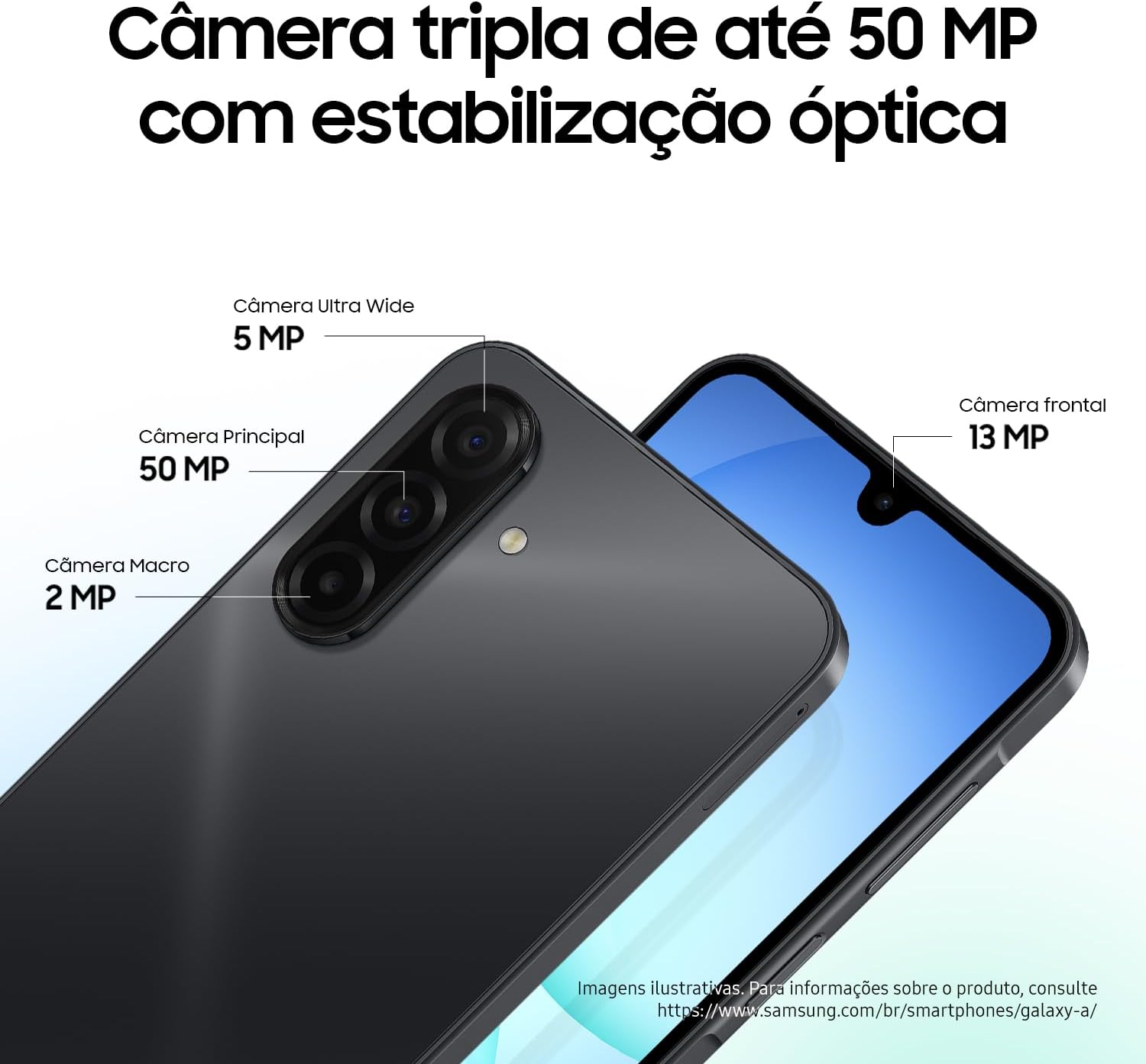 Celular Samsung Galaxy A17, 256GB, 8GB, 50MP Tela 6.7", IP54 - Preto: imagem adicional