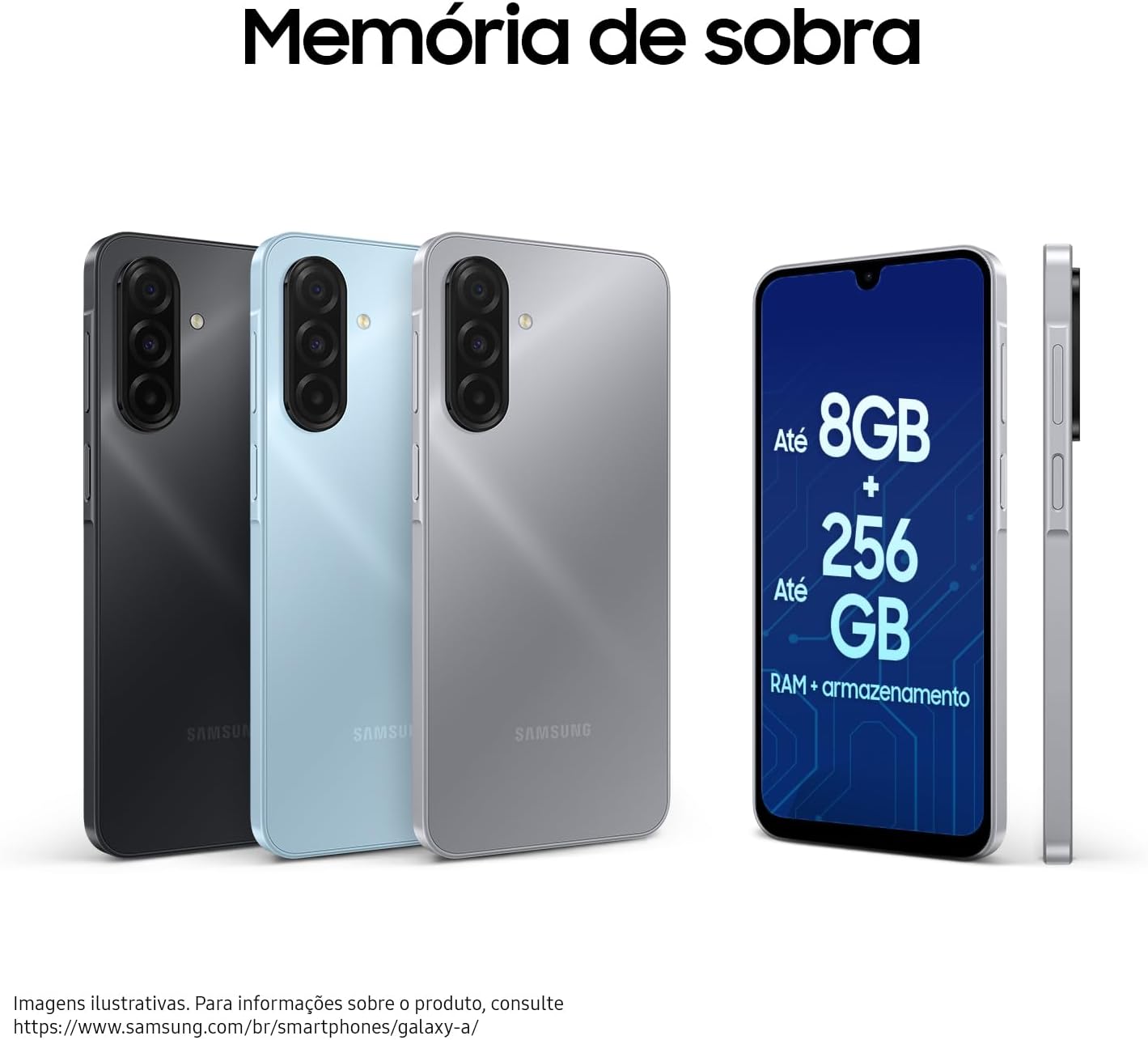 Celular Samsung Galaxy A17, 256GB, 8GB, 50MP Tela 6.7", IP54 - Preto: imagem adicional