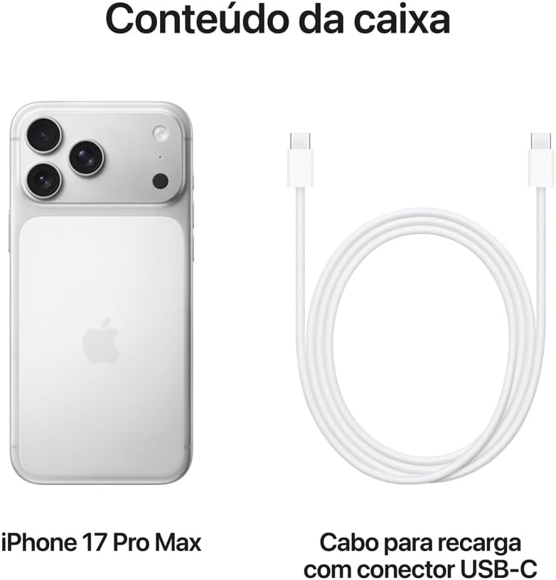 Apple iPhone 17 Pro Max (256 GB) - Prateado: imagem adicional
