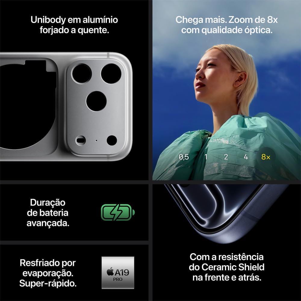 Apple iPhone 17 Pro Max (256 GB) - Prateado: imagem adicional