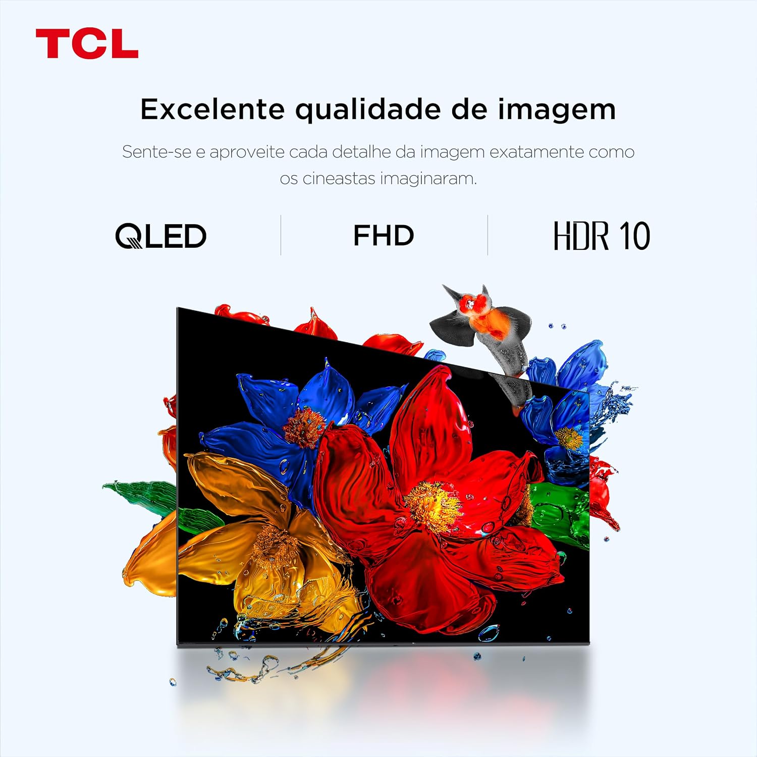 Smart TV TCL 43 Polegadas QLED Full HD S5K WiFi Bluetooth Google TV 2 HDMI HDR10 Dolby Audio 43S5K: imagem adicional