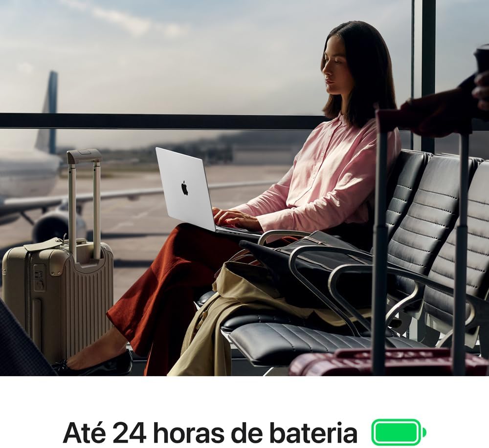 Apple 2025 MacBook Pro (de 14 polegadas, Processador M5 da Apple com CPU 10‑Core e GPU 10‑Core, 16GB Memória unificada, 1 TB) - Preto sideral