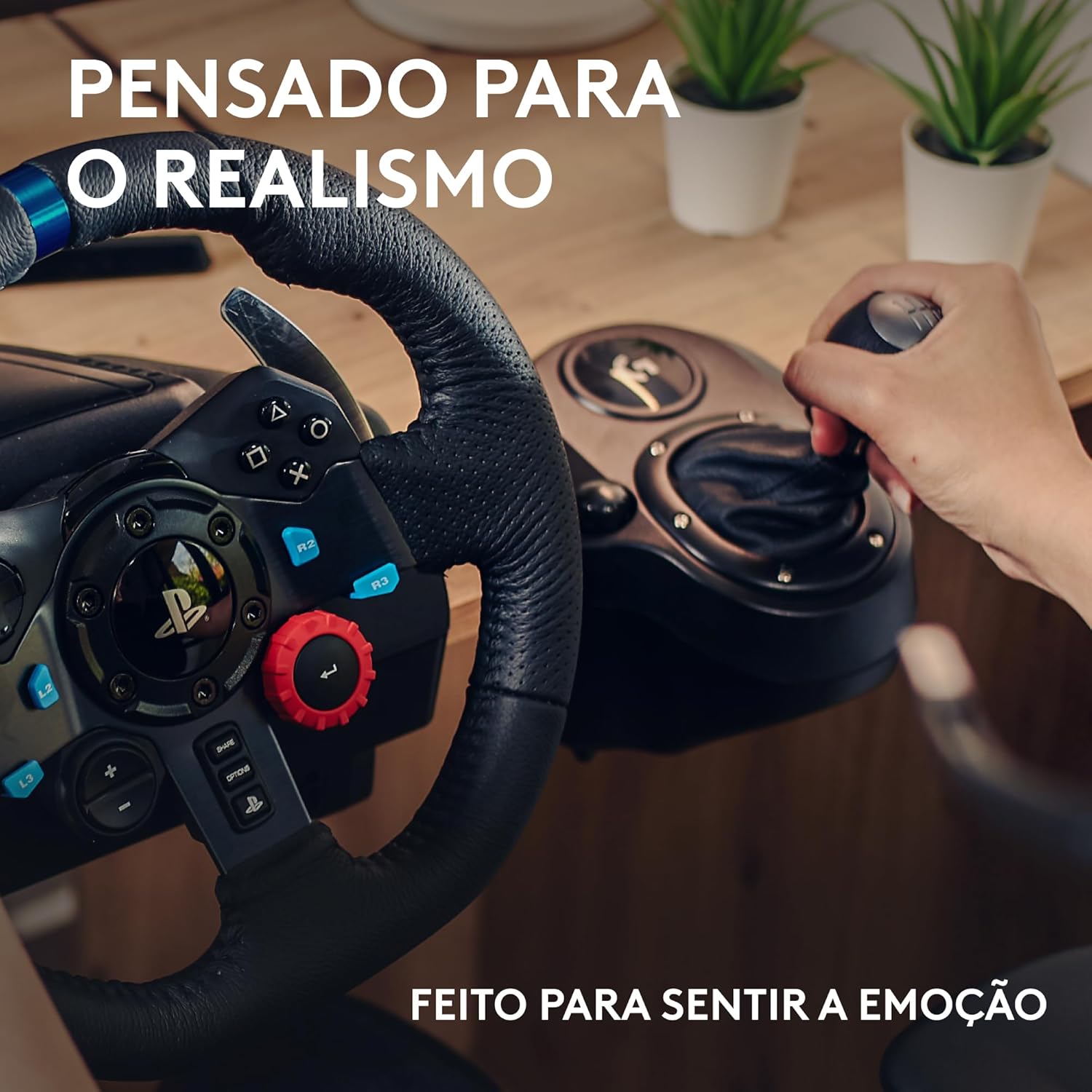 Combo Volante, Pedais e Cambio Logitech G29 SE Driving Force para PS5, PS4, PS3 e PC: imagem adicional
