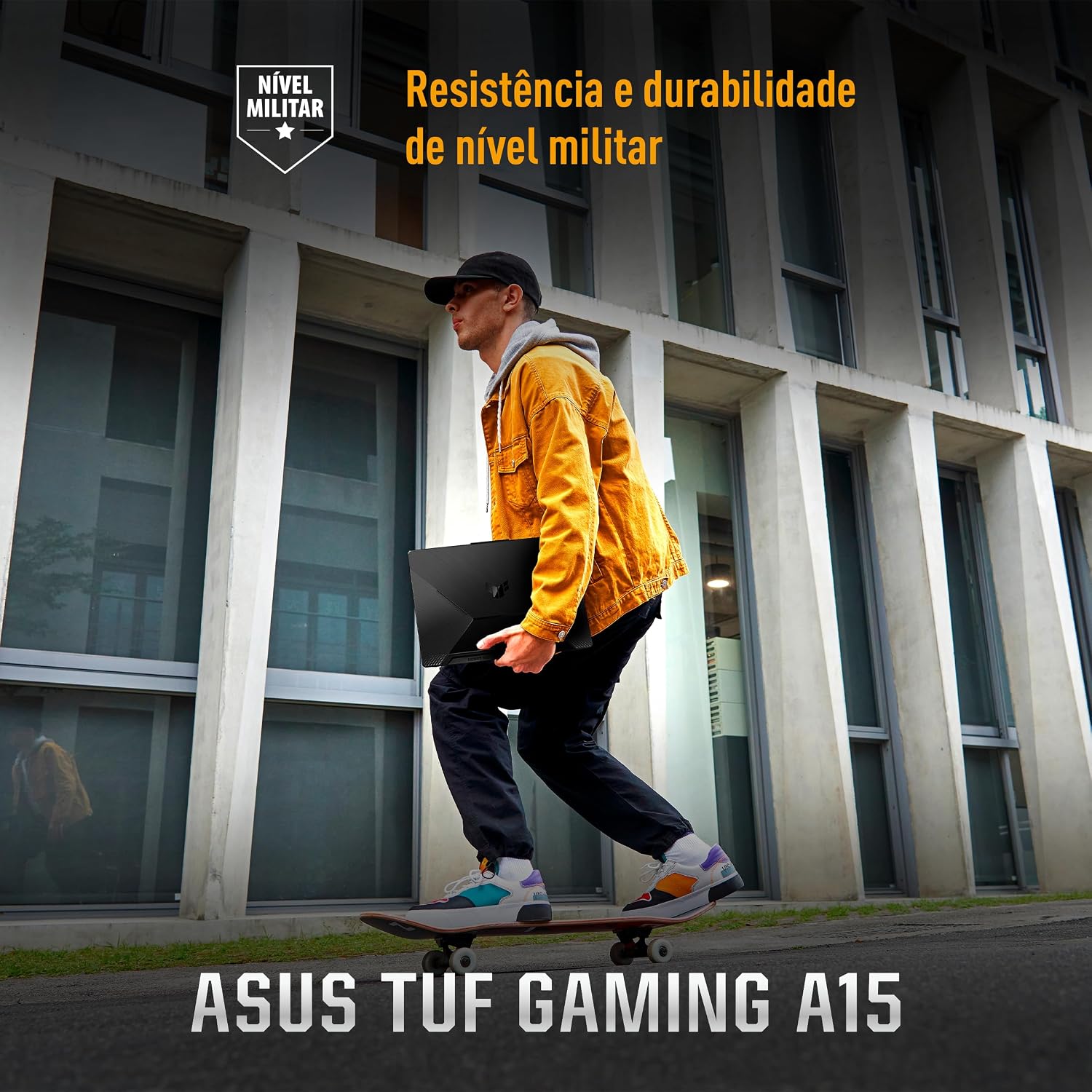Notebook Gamer ASUS TUF Gaming A15, RTX3050 AMD RYZEN 7, 16 GB, 512 GB SSD, W11 Home, 15.6'' IPS 144Hz, Graphite Black - FA506NCG-HN217W: imagem adicional