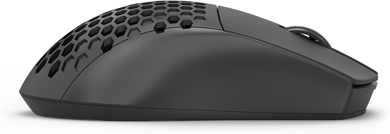 Mouse Gamer Redragon Astrolabe Lite Preto PAW3313 10000 DPI Sem Fio Tri-Mode USB 2.4GHz Bluetooth, USB Tipo-C Estrutura Perfurada Honeycomb 49g Cabo Paracord M725-LIT: imagem principal