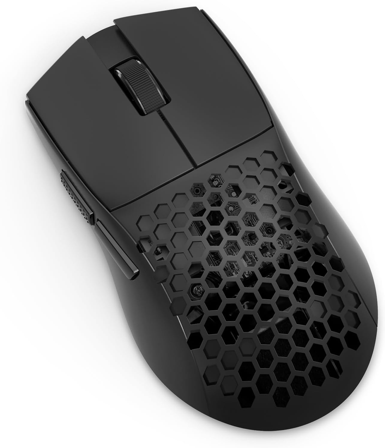 Mouse Gamer Redragon Astrolabe Lite Preto PAW3313 10000 DPI Sem Fio Tri-Mode USB 2.4GHz Bluetooth, USB Tipo-C Estrutura Perfurada Honeycomb 49g Cabo Paracord M725-LIT: imagem adicional