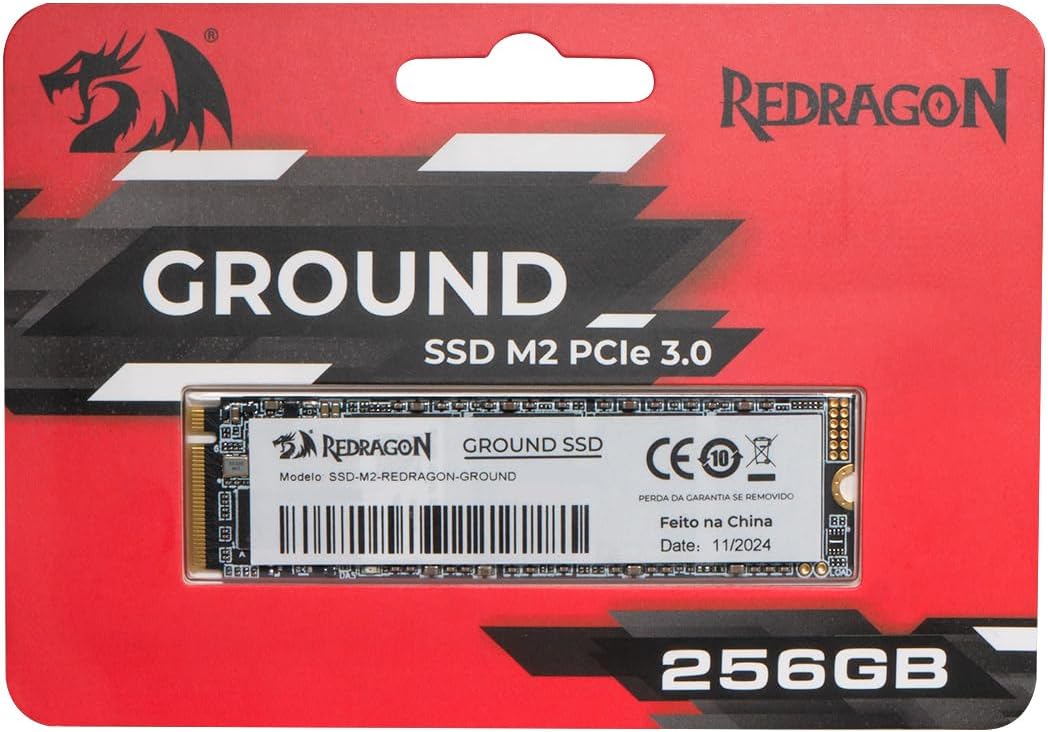 SSD M.2 NVMe Redragon Ground 256GB PCIe 3.0 GD-410: imagem principal