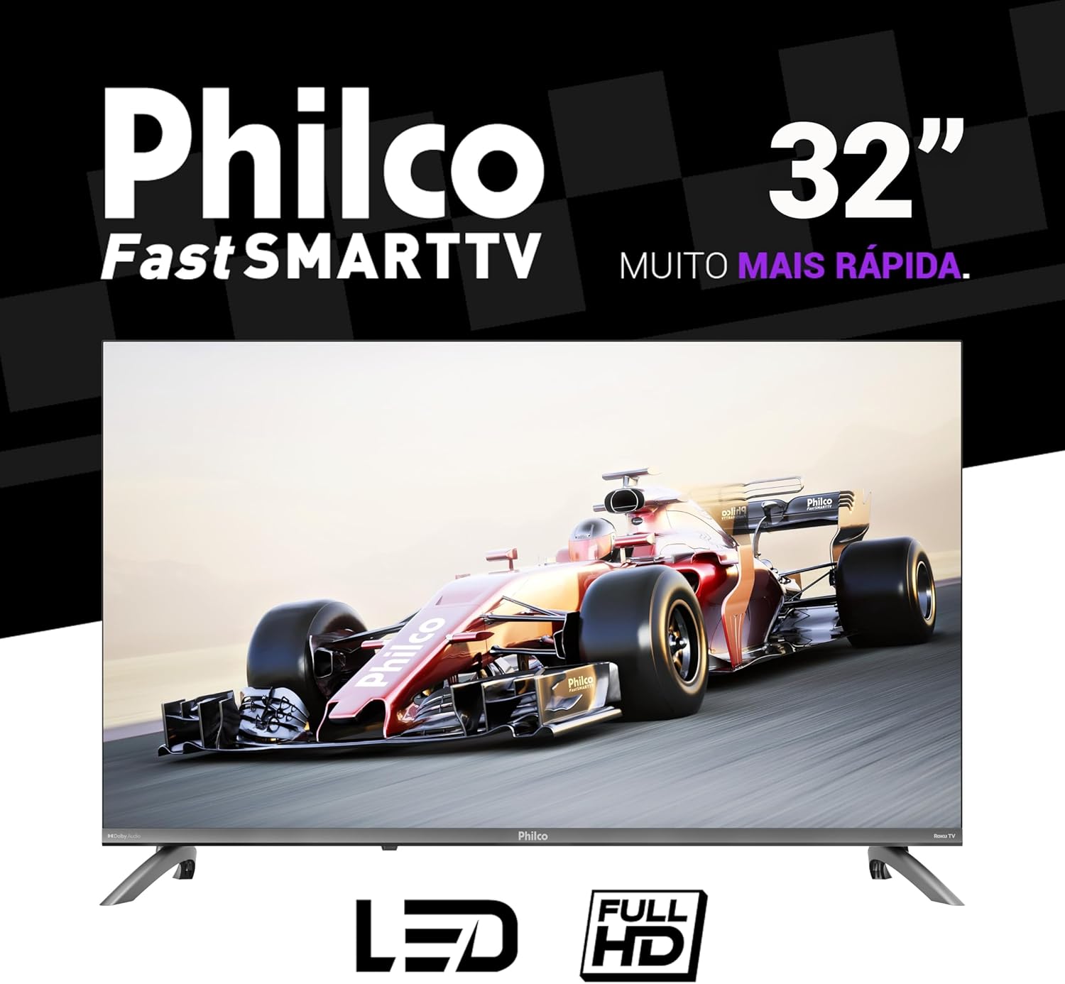 Smart TV 32" Philco Roku TV Dolby Áudio HDR10 P32CRB: imagem adicional