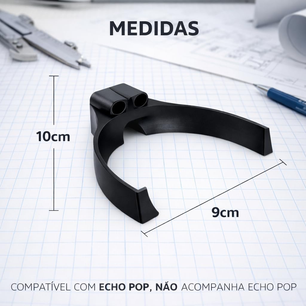 Suporte de Parede para Echo Pop, Encaixe Sob Medida, Melhor Projeção de Som, Organizador para Alexa: imagem adicional