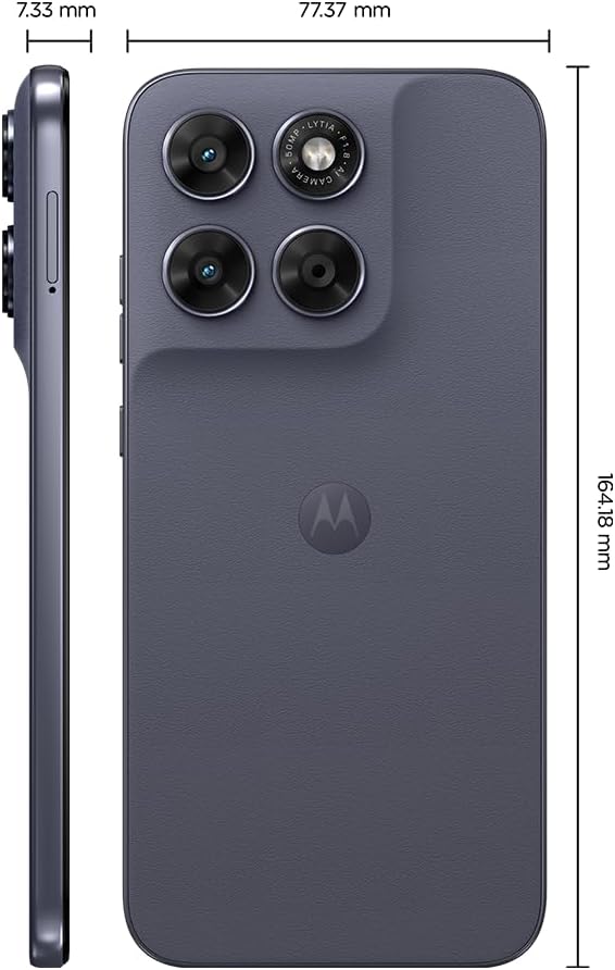 Smartphone Motorola Moto G67 5G - 128GB 12GB (4GB RAM + 8GB RAM Boost) camera 50MP Sony Lytia 600, tela 1.5K extreme Amoled 120hz, ultrarresistente - Chumbo: imagem adicional