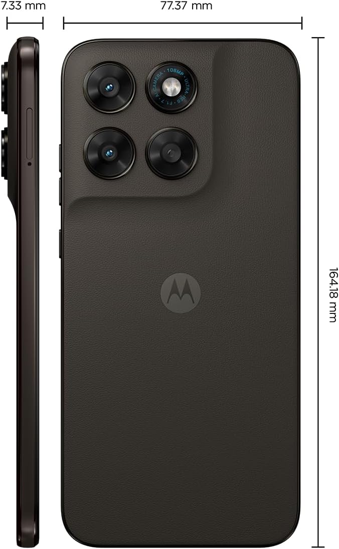 Smartphone Motorola Moto G77 5g - 256GB 24GB (8GB RAM + 16GB RAM Boost) camera 108MP Ultra-Pixel, tela 1.5k extreme Amoled 120hz, ultrarresistente - Marrom: imagem adicional