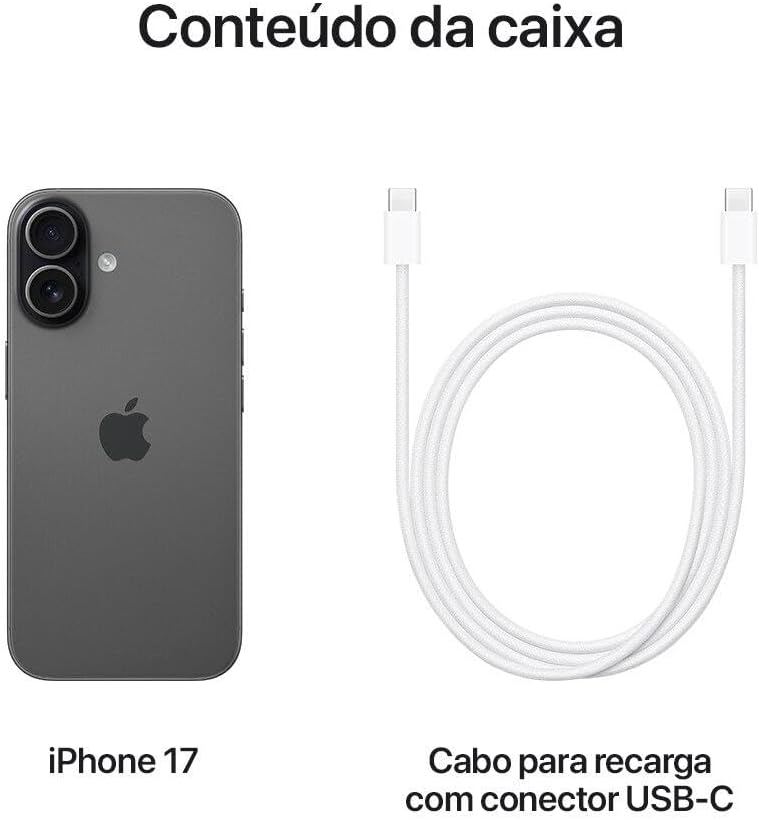 Apple iPhone 17 de 256 GB — Preto: imagem adicional
