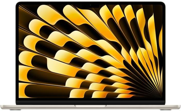 Apple 2026 MacBook Air (de 13 polegadas, Chip M5 da Apple com CPU de 10 núcleos e GPU de 10 núcleos., 16GB Memória unificada, 1 TB) - Estelar: imagem principal