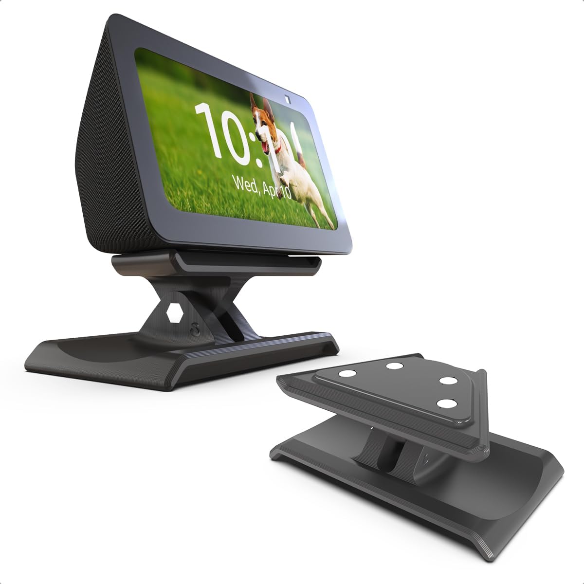 Suporte Base Ajustável Para Alexa Echo Show 5 3ª Geração (Preto): imagem adicional