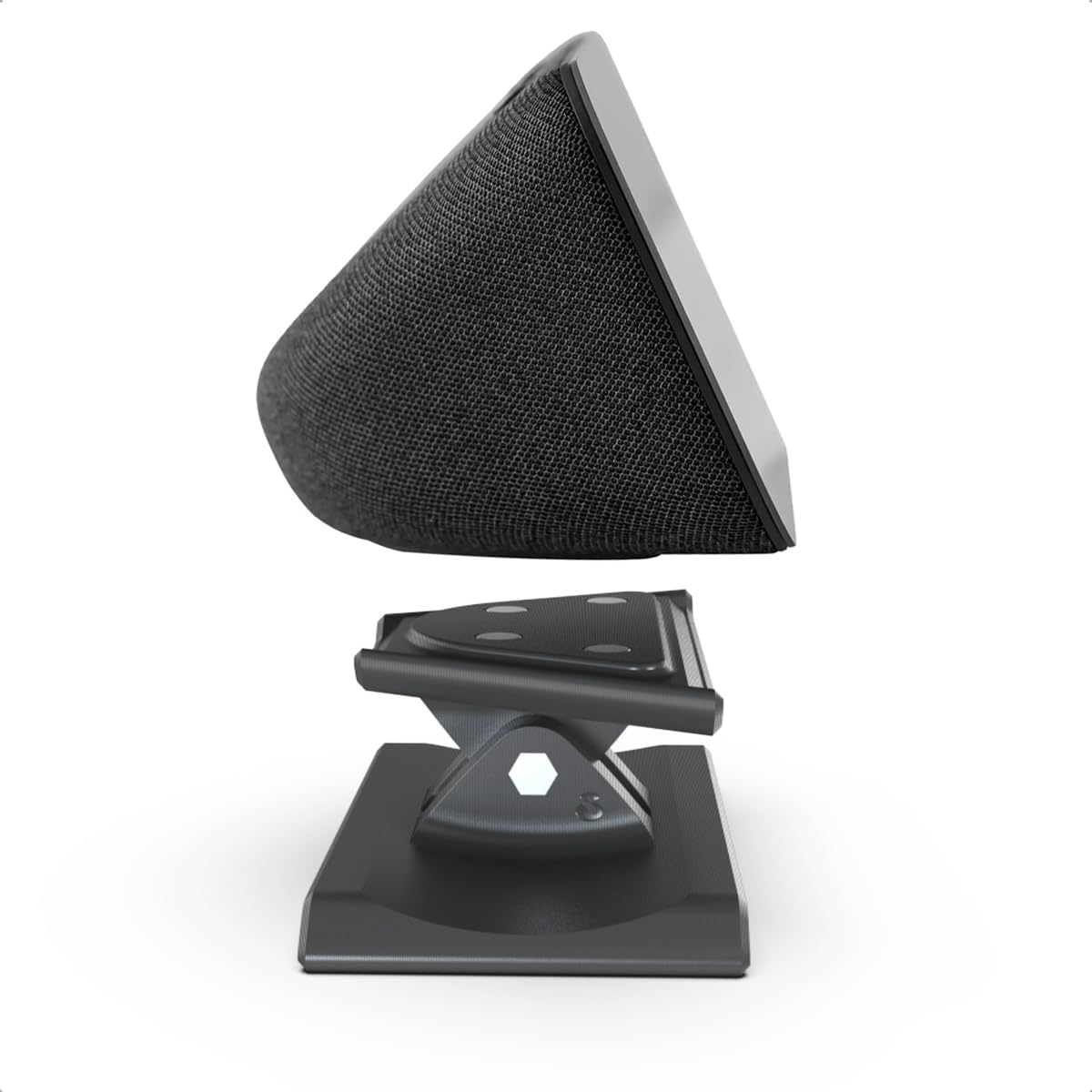 Suporte Base Ajustável Para Alexa Echo Show 5 3ª Geração (Preto): imagem adicional