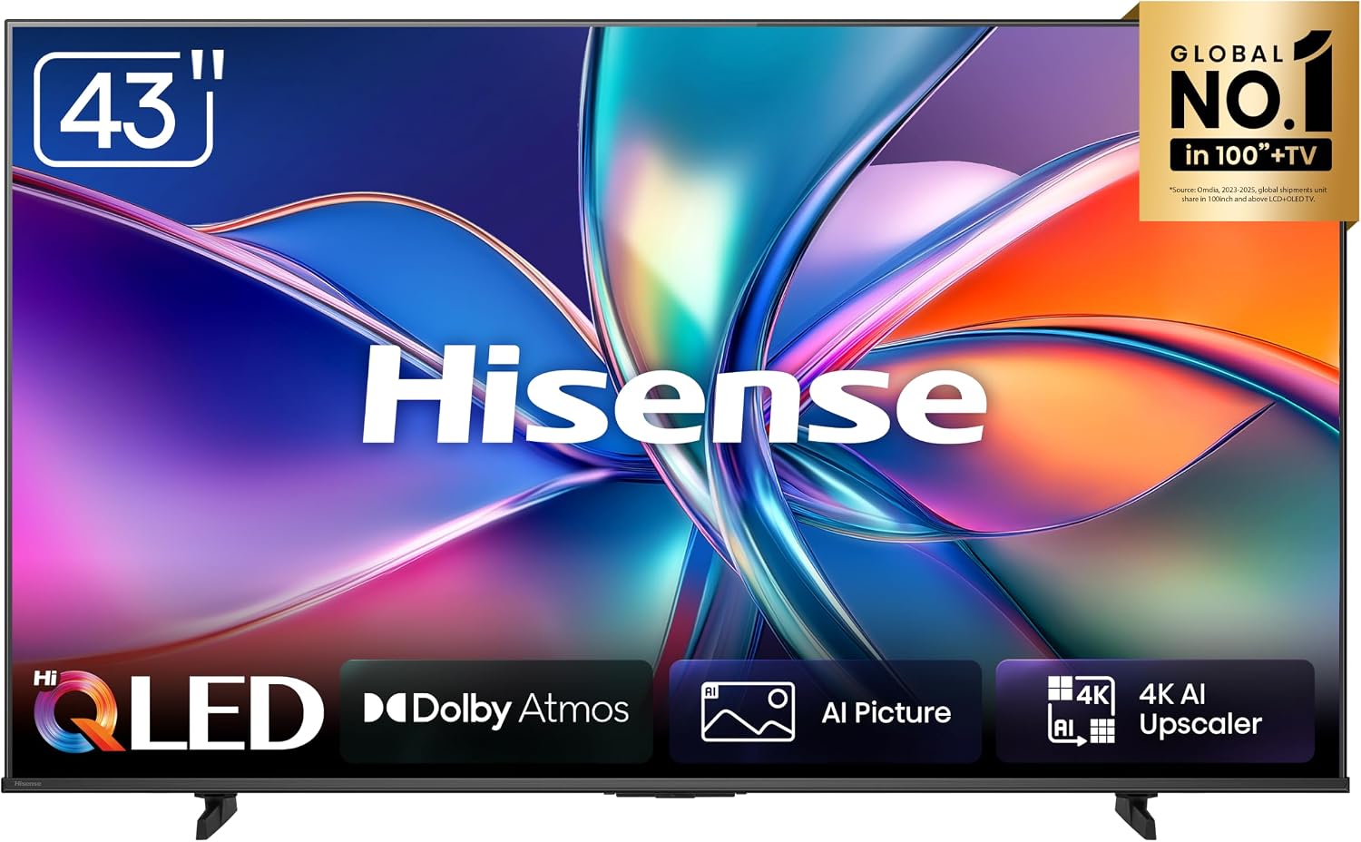 Hisense Smart TV 4K Hi-QLED 43" Polegadas 43Q6QVV: imagem adicional