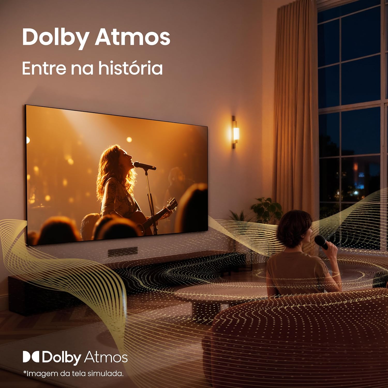 Hisense Smart TV 4K Hi-QLED 43" Polegadas 43Q6QVV: imagem adicional