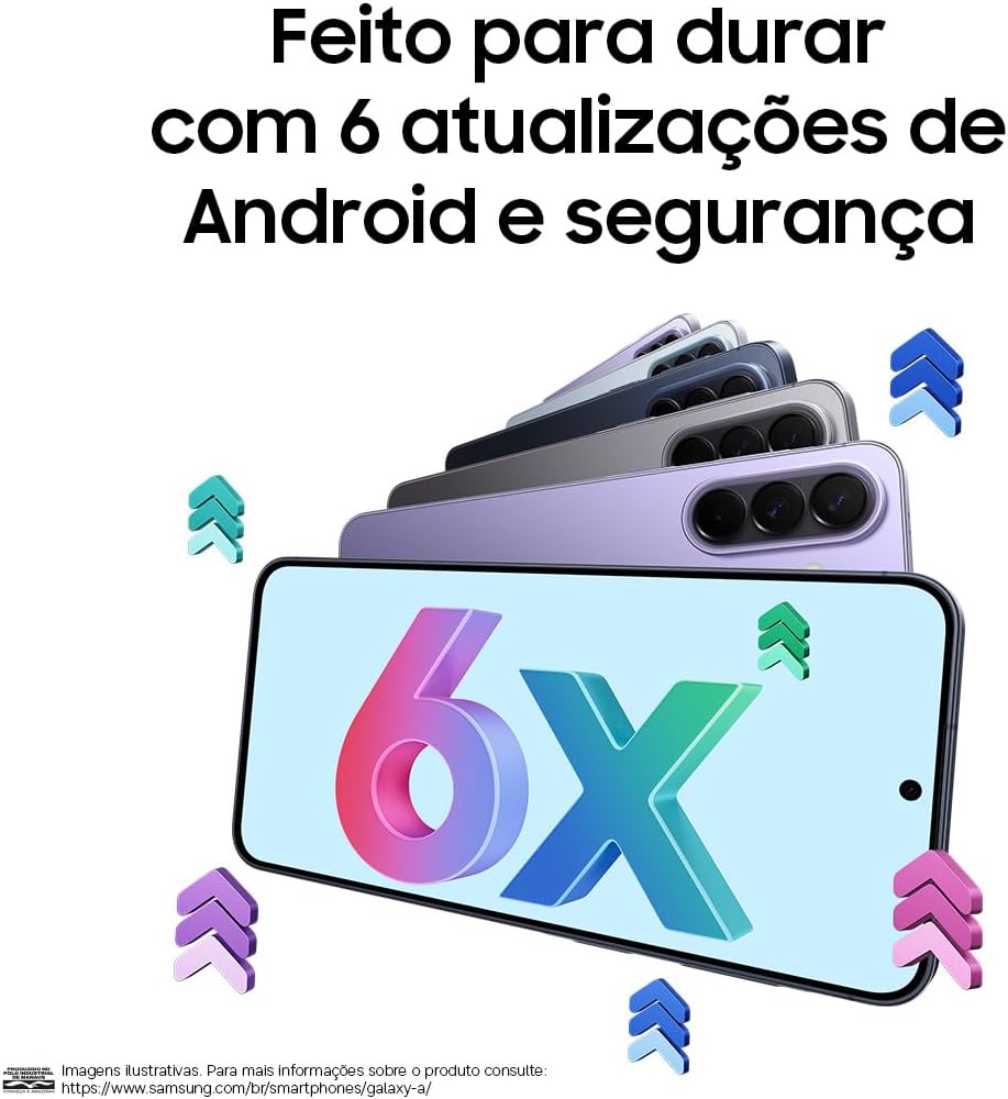 Celular Samsung Galaxy A57 5G 128GB, 8GB RAM, Câmera 50MP, IP68, Super AMOLED 6.7", Recursos AI (Azul Escuro): imagem adicional