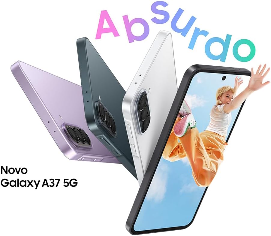 Celular Samsung Galaxy A37 5G, 256GB, 8GB, 50MP Tela 6.7" - Preto: imagem adicional
