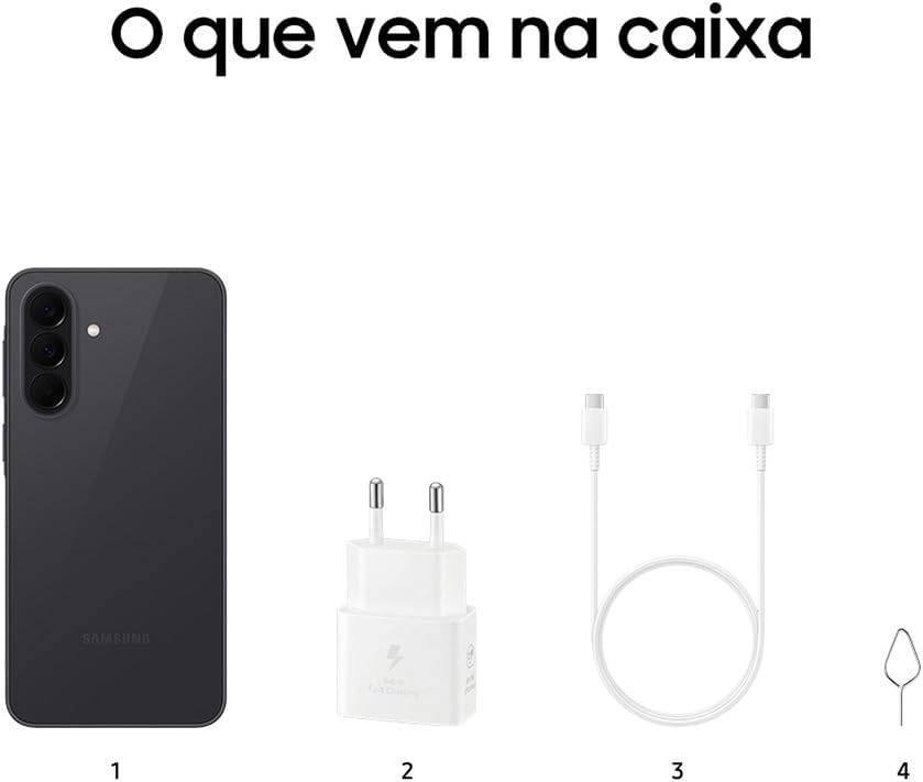 Celular Samsung Galaxy A37 5G, 256GB, 8GB, 50MP Tela 6.7" - Preto: imagem adicional