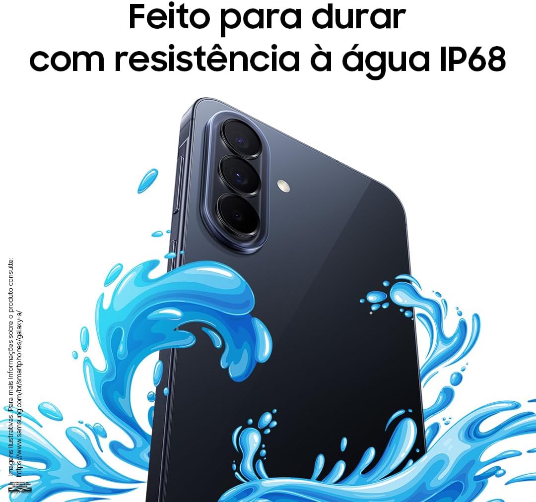 Celular Samsung Galaxy A57 5G 128GB, 8GB RAM, Câmera Tripla de até 50MP OIS, Selfie de 12MP Video HDR, IP68, Tela Super AMOLED 6.7", NFC, Recursos AI, Até 6 Atualizações de Android e Segurança (Lilás): imagem adicional