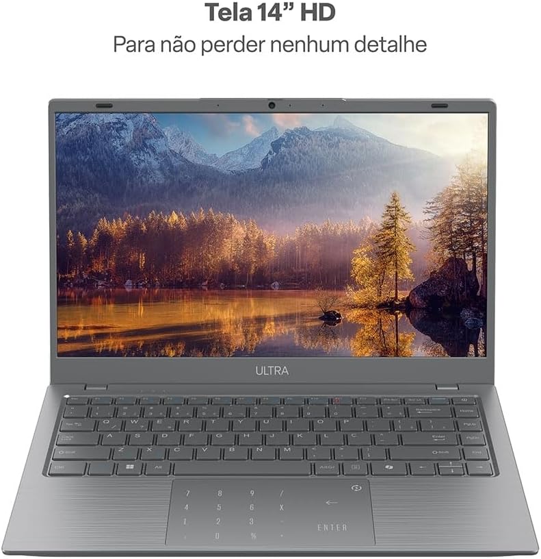 Notebook Multi Ultra Tela 14" HD Intel Pentium Gold 6500Y 4GB RAM 128GB Windows 11 Home - UB364: imagem adicional
