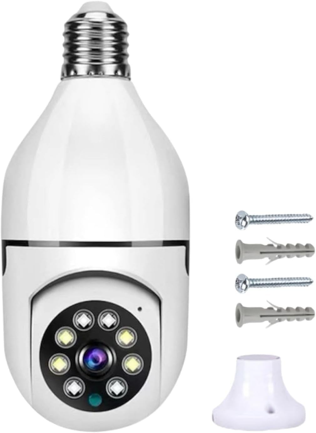 Câmera de Segurança WiFi Lâmpada E27 Full HD 1080p Giratória 360° PIX CAM: imagem adicional